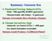 CO2 time gradient in the cenozoic