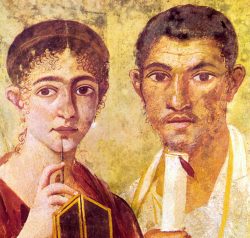 Portrait eines Ehepaars aus Pompeji